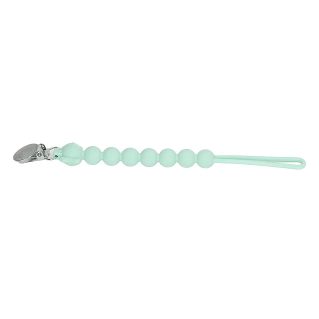 Chaîne De Perles De Sucette Pour Bébé Anneau De Dentition En Silicone De Qualité