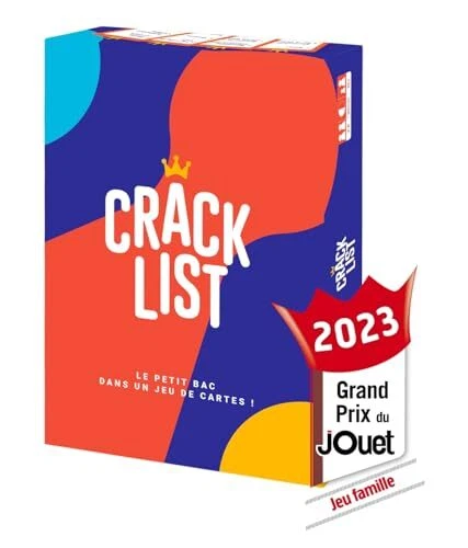 Jeu De Cartes Crack List - Version Moderne Du Petit Bac - 2 à 8 Joueurs - Dès 10 Ans - Ambiance Et Fous Rires