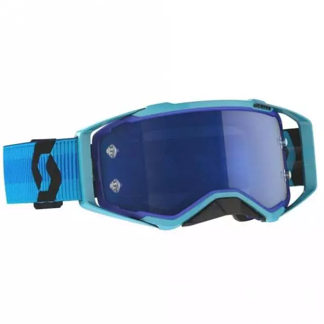 Scott Prospect MX Motocross Goggles (Blue/Black w/Blue Iridium Lens)
