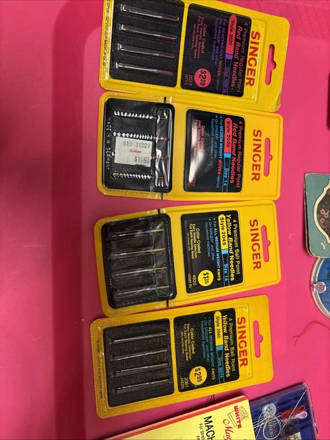 100 Aiguilles Machine à Coudre Acier Inoxydable Taille 140/22 - Pour La Plupart Des Tissus, Poignée Plate