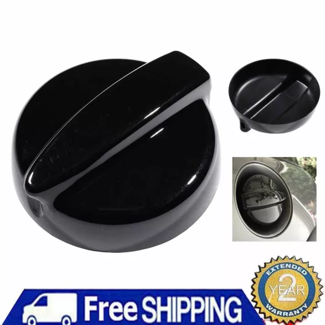 R53 Gloss Black Fuel Gasoline Petrol Cap Cover For Mini Cooper S Gen 1 2001-2006