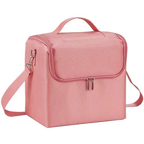 Vanity Case Makeup Storage Box Organiser Travel Train Case Luggage Makeup Case