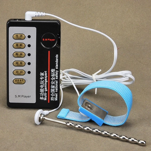 NEW ELECTRICAL MALE E-Stim Shock Sound Penis Plug Estim Stretching Dilator  11.75 - PicClick UK