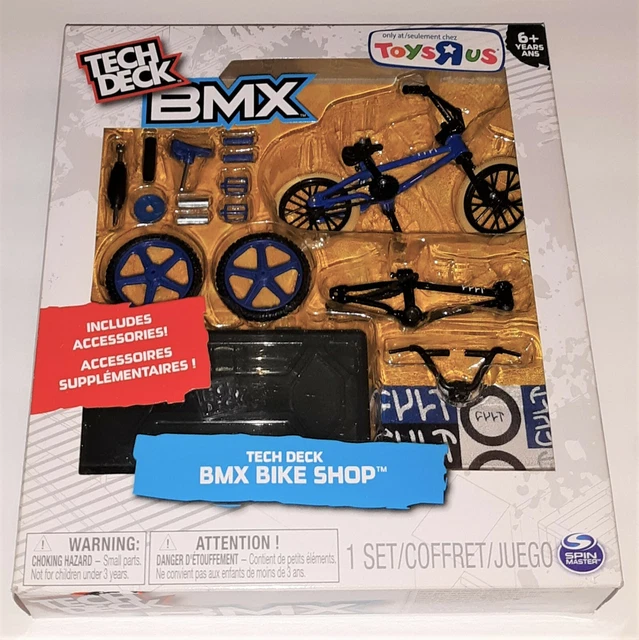 TECH DECK BMX Bike Shop avec accessoires et conteneur de rangement vélo  culte bleu « neuf » EUR 36,82 - PicClick FR