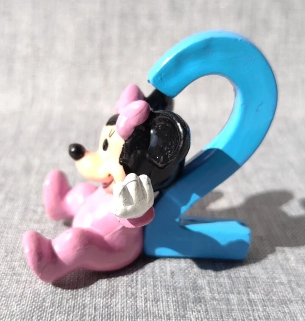 VTG Disney Minnie Mouse Figure #2 Birthday Cake Topper Figurine 80s Applause B