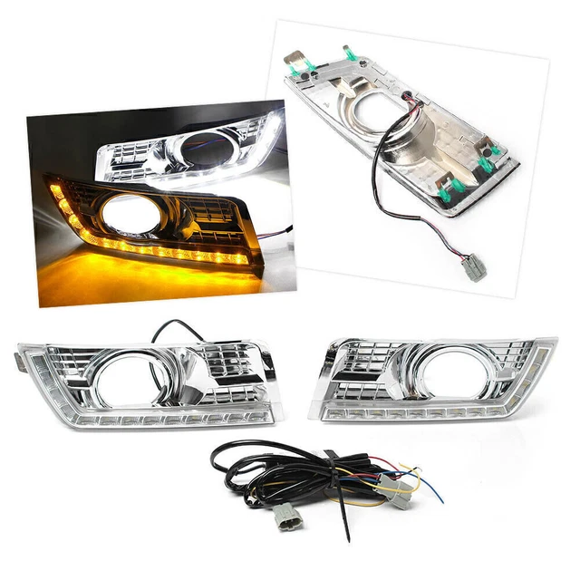 Luci diurne LED DRL fendinebbia guida per Cadillac SRX 2012-2016 nuove