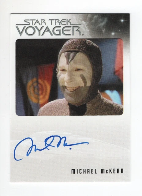 Star Trek Quotable Voyager autograph insert card of Michael McKean as The Clown