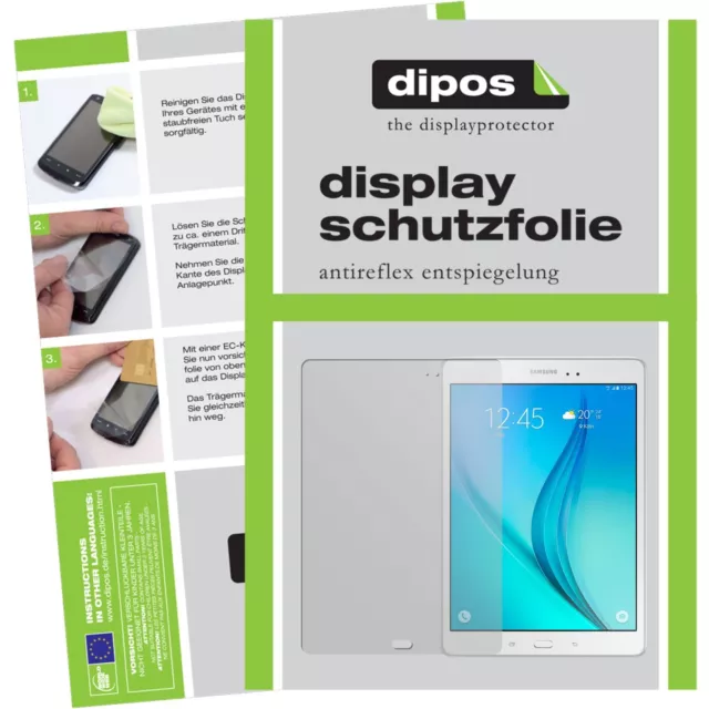 2x Schutzfolie für Samsung Galaxy Tab A 9.7  matt Display Folie dipos