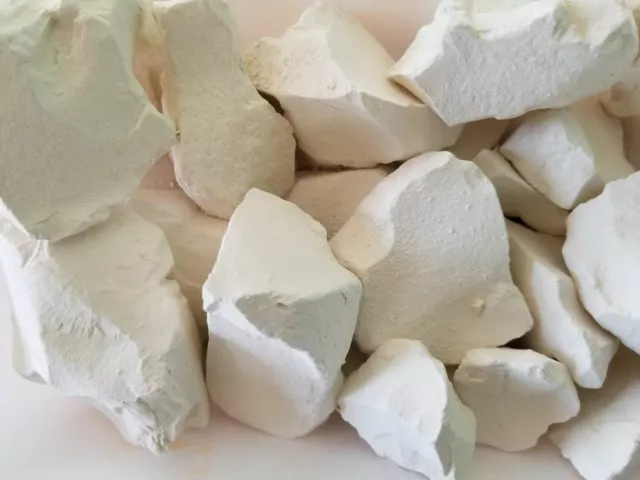 Grandma's Georgia White Kaolin Clay Chunks Edible Dirt Chalk ASMR