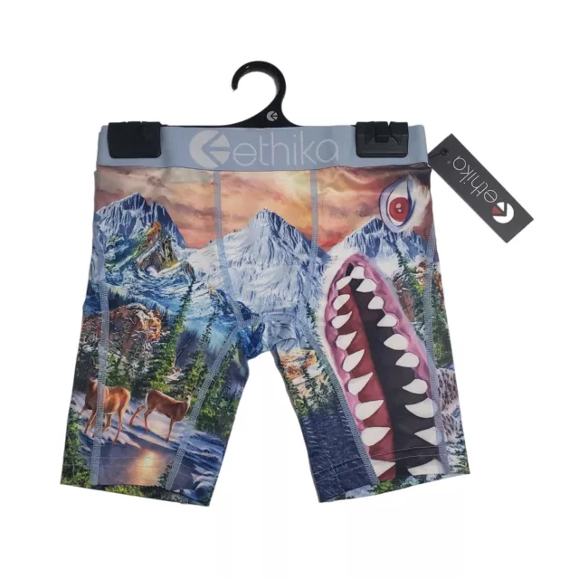 Ethika Boy's Bomber Abominable Staple Boxer Briefs - Size Small