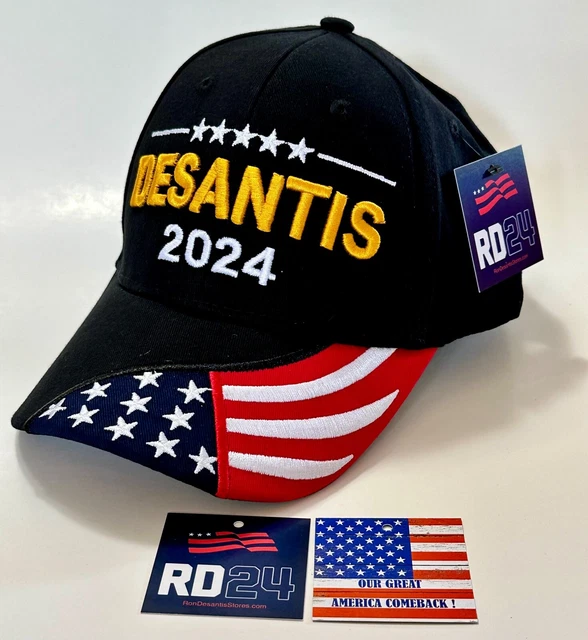 Ron Desantis Hat..2024..Our Great America Comeback .RonDesantisStores.com .Black
