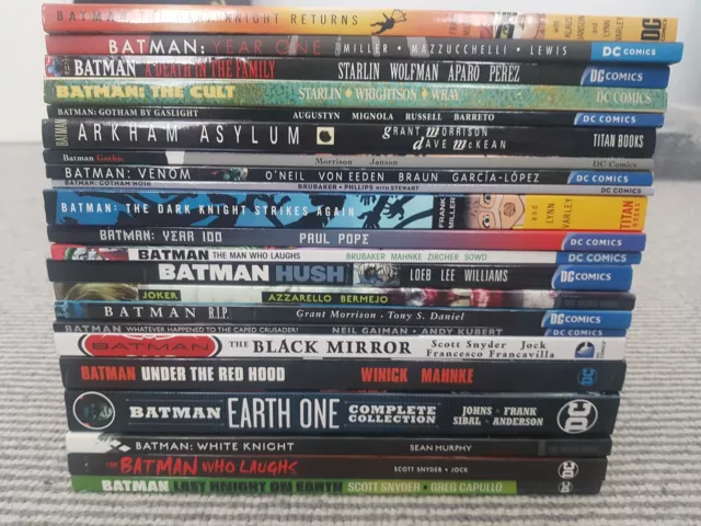 Batman - 22 TPB graphic novel mega-bundle - inc. VENOM, CULT, GOTHIC - DC Comics