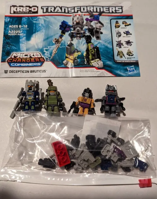 Transformers Kre-o Micro-Changers Combiners Bruticus Combaticons Kreo Kreon