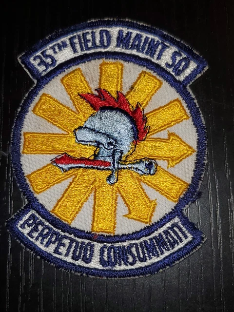 1970S 80S USAF Air Force 35th Field Maint Squadron Patch L@@K!!! £8.50 ...