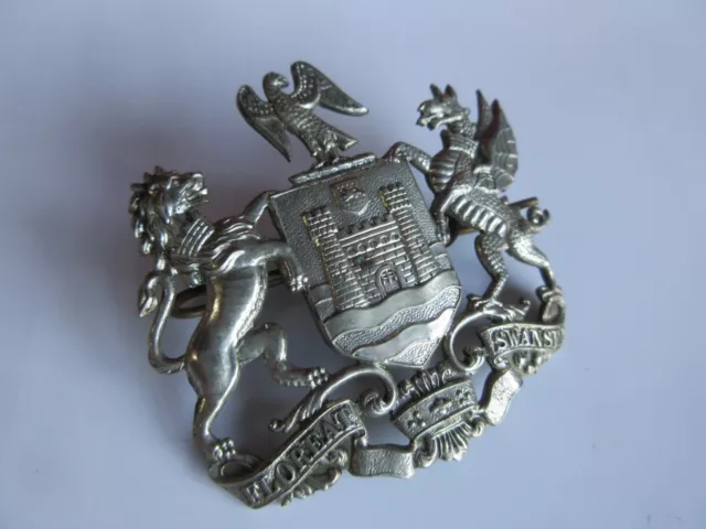 Vintage Antique British Police Badge Swansea Borough Obsolete