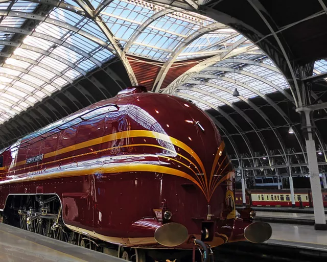 1930s Paddington Station, London LOCOMOTIVE & TRAIN Art Deco Era PHOTO