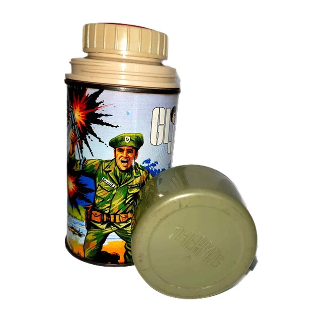 READ Vintage Original GI Joe Battle Collectable Thermos Soup Mug