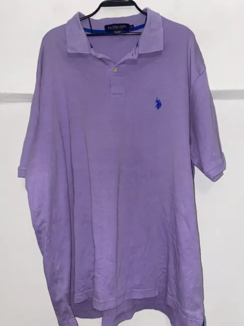 US Polo Assn T-shirt da uomo in cotone a maniche corte, taglia XXL