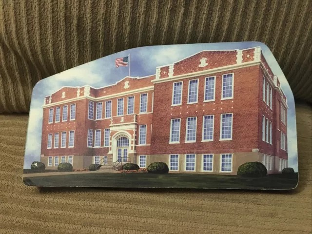 Aaron Johnson Ross Township School Wooden Shelf Sitter 2001 