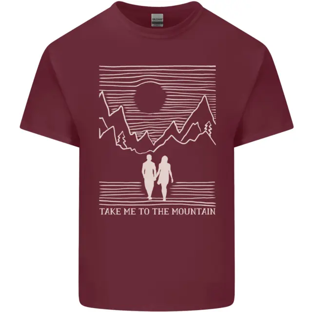 T-shirt top Take Me to the Mountains trekking escursionismo da uomo cotone 7