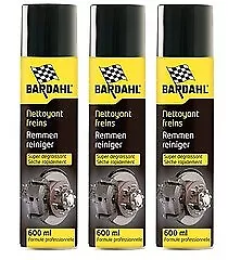 Lot de 3 Nettoyants Freins Bardahl Formule Professionnelle 600ml