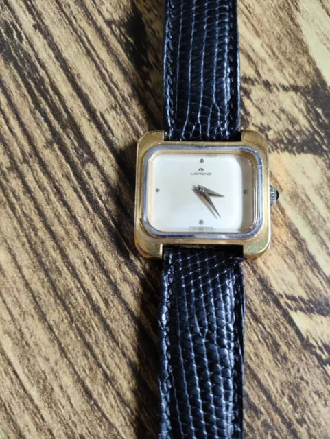 orologio Lorenz vintage anni '60 automatico placato oro donna
