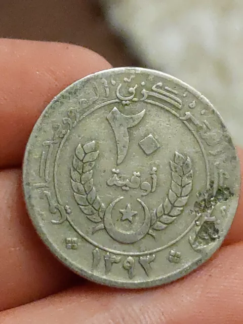 Mauretanien Mauretanien 20 Ouguiya, 1973 1393 Km# 5 Kayihan Münzen T84 2