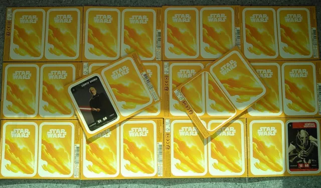 50 CARTES STAR WARS LECLERC 2018 lot3