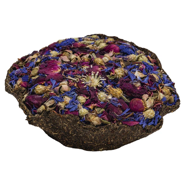 Beeztees Nagersnack Con Rosa E Fiordaliso 115 G, Nuovo