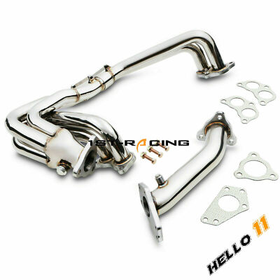 STI PER SUBARU IMPREZA WRX STI da 2001 a 2006 EJ20 EJ25 SCARICO EXHAUST ACCIAIO T304 