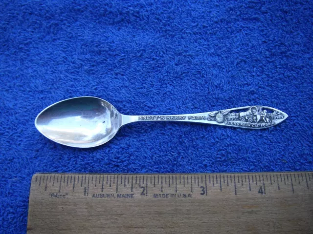 Vintage KNOTT'S BERRY FARM & GHOST TOWN California  Sterling SOUVENIR SPOON