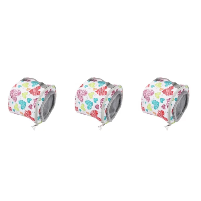 3 piezas bolsa de transporte de conejillo de indias hámster bolsa de exterior hámster bolsa de transporte