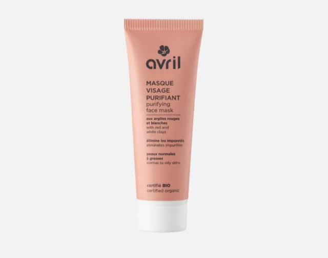 Avril - Masque visage purifiant peaux normales à grasses - 50ml