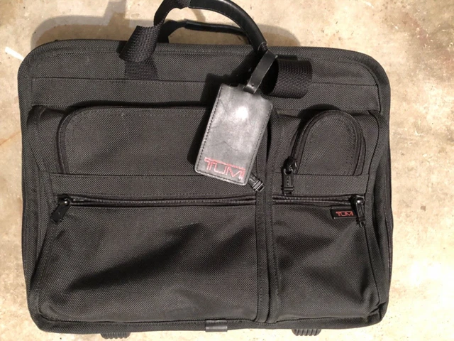 Tumi Alpha Expandable Organizer Laptop Rolling Ballistic Nylon Briefcase 2206D3