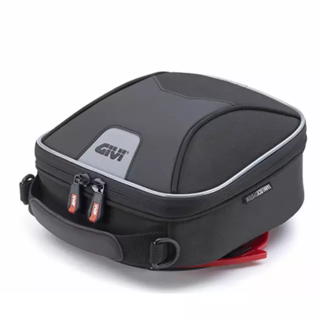 Givi XS319 Y 3L Motorcycle Luggage Tanklock Tank Bag Black with YKK Zip