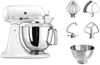 Robot pâtissier KITCHENAID 5KSM175PSEWH Artisan blanc