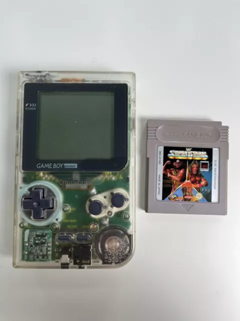 Nintendo GameBoy Pocket Spielekonsole Transparent Top Zustand / Game Boy