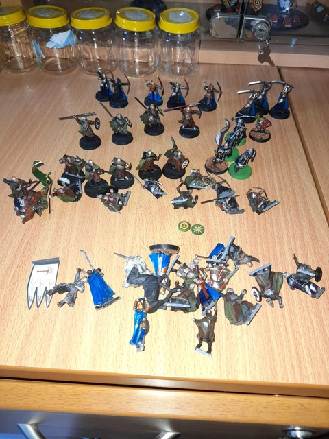32 ASSORTED LORD Of The Rings Battle Games In Middle-Earth Miniatures ...
