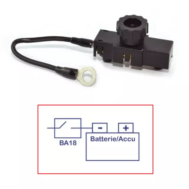 INTERRUTTORE STACCA BATTERIA PER MOTO (Battery Master Switch) 160A