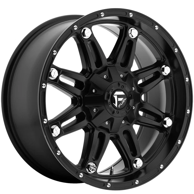 5-Fuel D531 Hostage 20x9 5x4.5"/5x5" +1mm Matte Black Wheels Rims 20" Inch