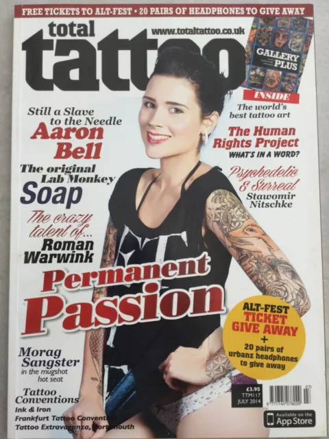 Total Tattoo Magazine - July 2014 - Aaron Bell, Roman Warwink, Conventions