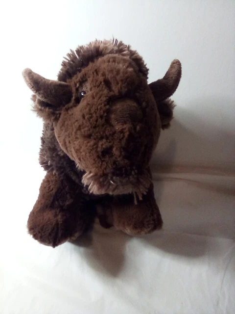 Wild Republic Bison Buffalo Brown Plush Toy Stuffed Animal Toy