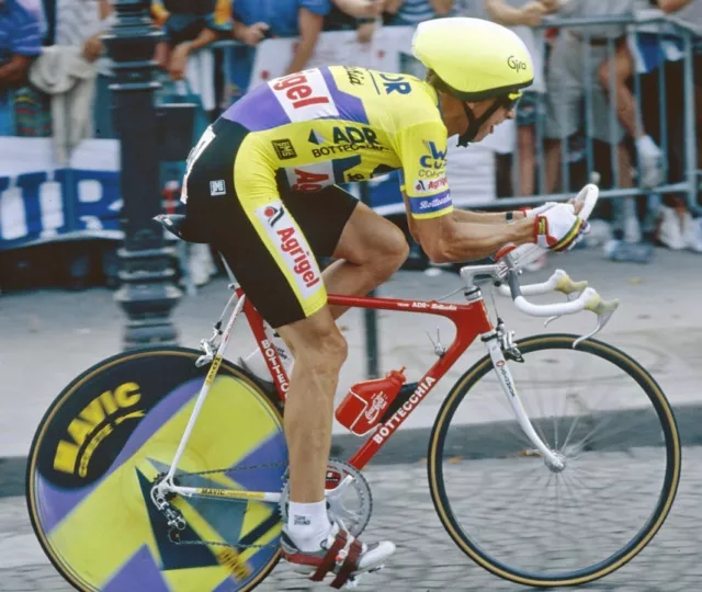 vtg 1989 ADR BOTTECCHIA AGRIGEL cycling jersey greg lemond tour de france winner