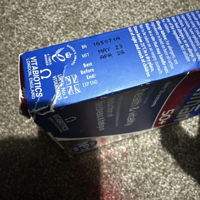 VITABIOTICS WELLMAN 50 Health & Vitality Tablet 30 Count £4.00