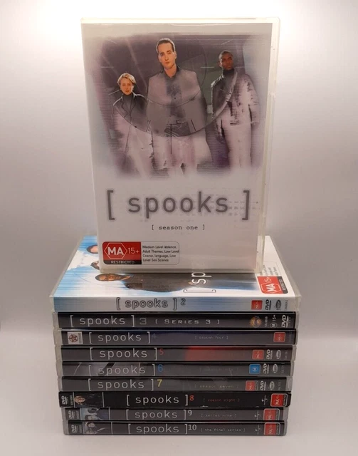SPOOKS COMPLETE SERIES Season 1 2 3 4 5 6 7 8 9 10 DVD Set PAL 