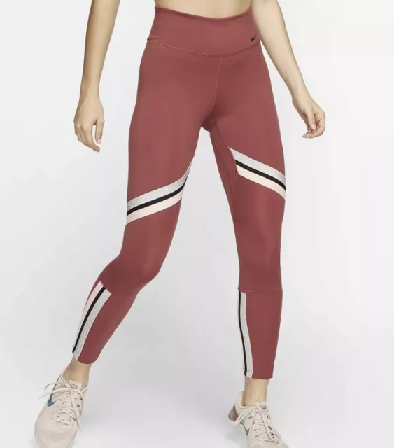 NIKE ONE ICON Clash Women 7/8 Training Tight Fit Gym Tights Small,  Bv5362-661 £39.99 - PicClick UK