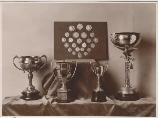 T) Fotografia 16x12cm sport Tennis Trieste 1936 agonali dello sport