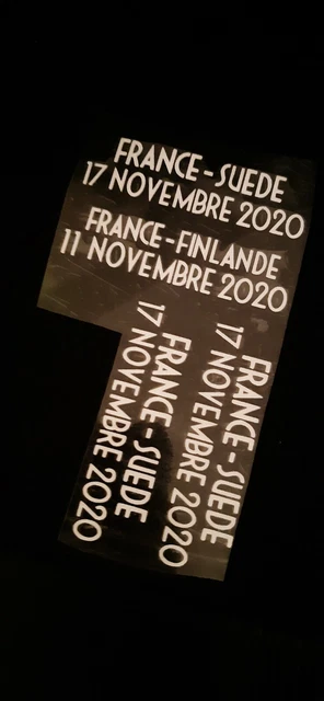 Patch Thermocollant Collector Équipe De France - Match Gibraltar Novembre 2023 - Édition Limitée 100 Ans