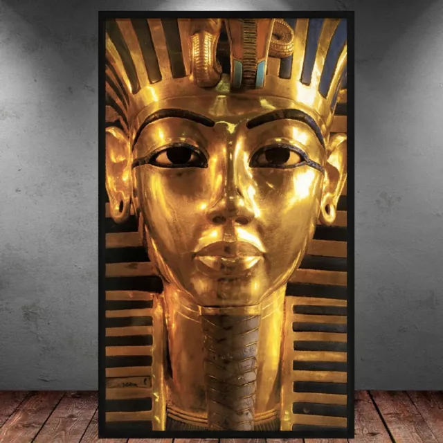 Leinwand Bild Er Xxl Pop Art Tutanchamun Abstrakt Pharao Ägypten Bunt Poster