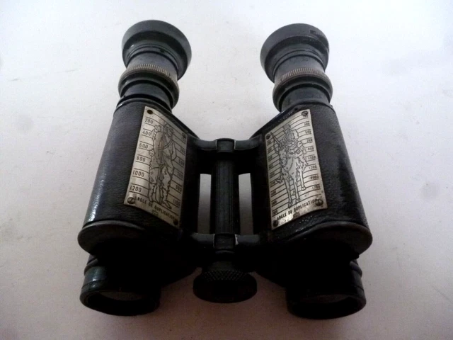 Rare jumelle française ww1 ww2 aluminium - Collection Rare jumelle française ww1 ww2 aluminium - Collection